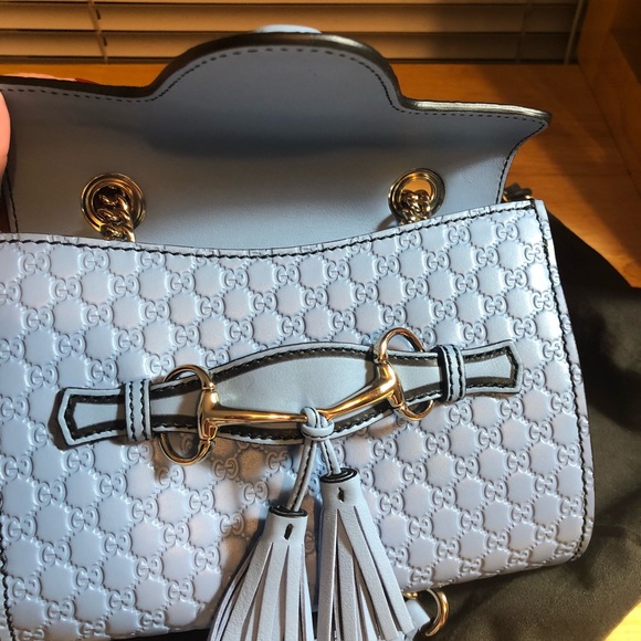 LIKE NEW EMILY GUCCISSIMA MINI SHOULDER BAG - Picture 4 of 8